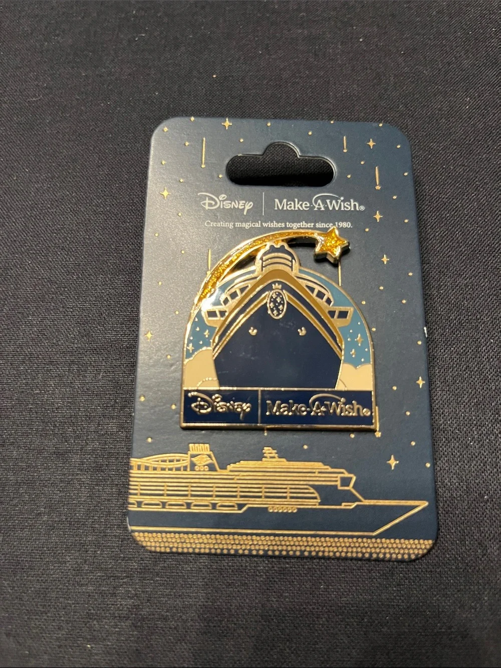 2022 DCL Disney Cruise Line Wish Ship Make-A-Wish Pin, NWT (SW-18A)